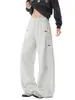 Pantalones Deportivos Plisados Americanos para Hombre Otoño Invierno Nuevos Cleanfit Retro Versátiles Holgados Rectos Casuales Ropa para Hombre