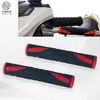 Cubierta de Bocina Universal para Modificación de Motocicleta Vehículo Eléctrico, Cubierta de Goma con Agarre de Telaraña Antideslizante para Manija de Freno Embrague
