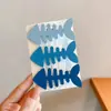 Pinza de estrella azul para el pelo femenina de verano clip lateral para flequillo pelo suelto en la frente clip de pico de pato sin costuras tocado pinza para el pelo venta al por mayor