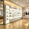 Estante de exhibición de pared Honor, estante de exhibición de muestras de productos de la empresa, vitrina para sala de transmisión en vivo, vitrina para exhibición transfronteriza, gabinete pintado