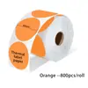 Papel Adhesivo Térmico de Color para Etiquetas, Papel Circular