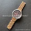 Para Galaxy watch4 classic Correa de Siete Perlas Samsung 4ª Generación Hebilla Mariposa Correa de Acero Correa de Acero Inoxidable