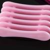 Porta-Canetas de Nail Art Popular Europeu e Americano Transfronteiriço, Suporte Acrílico Curto de 5 Compartimentos de Plástico Puro Multicor de Alta Qualidade para Nail Art