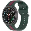 Adecuado para Correa de Rayas Verticales para Samsung Watch8/9, Correa de Silicona para Galaxy Watch8Classic, Pulsera Bicolor