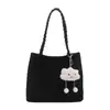 Bolso Casual de Alta Gama para Mujer 2025 Otoño e Invierno Nuevo Versátil para el Trabajo Bolso de Axila Bolso Tote Simple de Gran Capacidad Bolso de Hombro