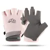 Guantes de pesca finos de verano para hombre, dos dedos expuestos, para llevar, ciclismo, hombres y mujeres, conducción, antideslizantes, fitness, mancuerna, dos dedos expuestos