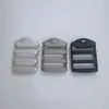 Hebilla trapezoidal de aluminio de aviación metálico de una pulgada accesorios de ferretería para equipaje pequeña y ligera