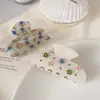 Pinza Floral Estilo Coreano con un Diseño Dulce y Elegante, Pinza de Pelo de Flor Pequeña Tridimensional para Mujer, Adecuado para Peinados Recogidos, Accesorio para el Cabello de Pinza de Tiburón