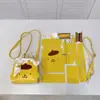 Bolso tejido a mano de HelloKitty bolsa de material casera para hacer tú mismo bolso bandolera de gato KT para regalo de novia novias