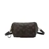 2026 Nova Moda Versátil Estampa Monograma Pequena Bolsa Feminina Bolsa de Ombro Único Transversal Bolsa Leve de Luxo para Celular