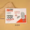 Papel para Parrilla BBQ Brocheta Desechable Carne a la Parrilla Plato Especial para Comer Papel para Bandeja de Comida a Prueba de Aceite Papel Bandeja Comercial Envío Gratis