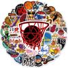 50 folhas basquete basquete esportes graffiti adesivos viagem caso guitarra carro computador impermeável adesivos de PVC