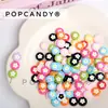 Lindos Accesorios de Florcitas, Cuentas Sueltas, Versátiles Cuentas Redondas Florales, Joyería con Agujero Recto, Dijes para Bolsas de Cuentas Hechos a Mano para DIY