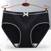 Comercio Electrónico Transfronterizo del Sudeste Asiático Ropa Interior Femenina para Estudiantes Estilo Coreano de Hilo Cintura Media Sexy y Linda Talla Grande Pantalones