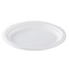 Platos de Papel Desechables Hechos de Pulpa de Caña de Azúcar, Platos Biodegradables para Croissants, Comidas Ligeras, Platos Gruesos para Ensalada para Llevar
