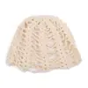 Gorro holgado de ganchillo hecho a mano europeo y americano Ximia, versátil y moderno para primavera y verano, gorro de punto para exteriores