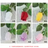Ramo de rosas realista de alta calidad, decoración individual de flor artificial para sala de estar, mesa de comedor y mesa de centro