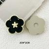 Estrela Brilhante de Cinco Pontas Carta de Amor Marca Estrela Pequeno Estilo Chanel Acessórios de Resina DIY Brincos Título Material para Broca de Unha