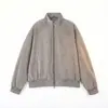 Nueva Chaqueta para Hombre Otoño/Invierno 2026 Marca Americana de Moda Patchwork de Canalé Tie-Dye Cuero PU Chaqueta de Motociclista para Hombre