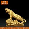 Figura de Tigre de Cobre, Tigre del Zodiaco de Cobre, Decoración de Tigre Trepador, Manualidades para el Hogar y la Oficina