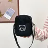 2025 Bolsita Linda Suave Estilo Japonés Estilo Hombro Único Nuevo Lona Ins Retro Chica Estudiante Bolsita Cuadrada Pequeña Bolso Cruzado