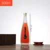 Estoque Pronto do Fabricante Garrafa de Vidro Fosco para Vinho de Frutas 330ml 500ml 0,5kg Garrafa de Vinho Vazia Selada Doméstica Sub-Garrafa