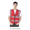 Chaleco Reflectante Transpirable de Verano, Ropa Fluorescente para Obras de Construcción, Sanidad de Tráfico, Escuelas de Manejo, Supermercados, Personalizable con Impresión de Logo