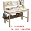 Escritorio Simple de Madera Maciza, Escritorio de Oficina, Mesa de Estudio, Silla de Estudio de Estilo Nórdico Moderno, Juego de Mesa y Silla para Estudiar Infantil