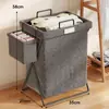 Cesto para ropa sucia, Cesto para guardar ropa sucia, Cesto para ropa sucia, Cesto de lavandería para baño, Ropa de almacenamiento plegable para el hogar