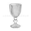 Mini copo alto de vinho de frutas estilo vintage, criativo, listrado em diamante, copo de champanhe para vinho tinto, estilo romântico