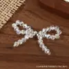 Hebilla de zapato con lazo de perlas, accesorios decorativos para ropa hechos a mano con cuentas, accesorios para el cabello DIY, piezas de decoración para fundas de teléfono
