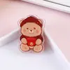 Clipes de Urso Foca Clip para Notas Clip de PP Desenho Animado Fofo Estudante Multifuncional Clip Vertical para Provas Clip de Encaixe Personalizável
