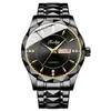 2024 Nuevo Reloj de Nicho Joker para Hombre Poligonal Resistente al Agua Doble Calendario Reloj de Cuarzo Fábrica