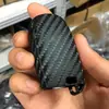 Funda de Silicona con Patrón de Fibra de Carbono para Llave de Coche JEEP Chrysler Dodge Smart, Moda para Funda de Llave de Coche JEEP