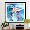 Pintura de Diamante 5D transfronteiriça DIY diamante completo série de animação unicórnio pintura decorativa fabricantes atacado fornecimento de comércio exterior