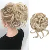 Pelucas Transfronterizas Europeas y Americanas, Moños de Cabello Natural Esponjosos, Moño de Cabello Largo para Mujer, Moño de Cabello Largo Rizado Realista, En Stock