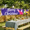 Banderas Navideñas Transfronterizas, Banderines, Decoraciones para Eventos Festivos, Telas para Colgar de Fondo, Banderines Coloridos para Atmósfera Interior, Fábrica Personalizada