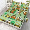 Juego de Sábanas de Baloncesto y Béisbol con Estampado de Sol para Jóvenes de 4 Piezas Incluye 1 Sábana Plana, 1 Sábana Ajustable y 2 Fundas de Almohada