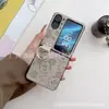 OPPO Find N2 Flip marca de moda estampado Mickey funda de teléfono n2flip pantalla plegable cuero creativo