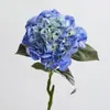 Flor Artificial de Hortensia Película de Impresión 3D Se Siente Hortensia Boda Decoración de Boda Sala de Estar Flor Decorativa Material de Flor Artificial