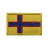 Bandera de Tela Bordada de los Cinco Reinos Escandinavos Islandia Noruega Sueco Danés Finlandés Suizo Brazalete Velcro Sello