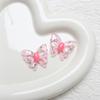 Lentejuelas Mariposa Accesorios Acrílicos DIY Hecho a Mano Horquilla Crema Pegamento Funda de Teléfono Móvil Agujero Zapatos Flor Taza de Agua Material Pegatina