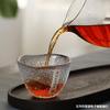 Taza de Té Grande con Diseño de Gota de Lluvia, Taza de Sake Estilo Japonés, Vaso con Borde Dorado y Textura Martillada, Taza Individual Personal para Té Kung Fu