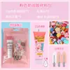 Pegamento Crema Pasador DIY Paquete de Materiales Hechos a Mano Set de Accesorios de Joyería para Pasadores Hechos a Mano Creativos para Niños