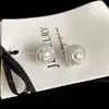 Pendientes de Clip de Perla Envueltos Estilo Tweed Sin Agujeros en las Orejas, Pendientes de Lujo Accesible de Gama Alta, Pendientes Únicos, Exquisitos y de Moda