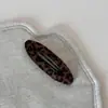 Pinza para el pelo de alta gama, minimalista, con estampado de leopardo, elegante, para mujer, nuevo clip versátil para flequillo de primavera/verano, clip BB para flequillo lateral, horquilla al por mayor