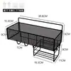 Estante de almacenamiento de cocina sin taladro, caja de almacenamiento para cebolla, jengibre, ajo, canasta para verduras, estante para condimentos, gadget multifuncional para montaje en pared para uso doméstico