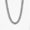 Europeo y Americano Nuevo Hip-Hop Cadena Gruesa Pulsera Cubana Moda Estilo Punk Simple Acero Inoxidable Joyería Al por Mayor