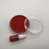 Almohadilla de Tinta Almohadilla de Tinta Roja Grande Caja de Almohadilla de Tinta Núcleo de Esponja de Secado Rápido Tinta Redonda Aceite para Huellas Dactilares Negro Aceite Azul
