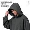 Ilha Caixiang Roupa Masculina Transfronteiriça peso pesado 430g moletom com capuz BOXY, unissex, caimento oversized